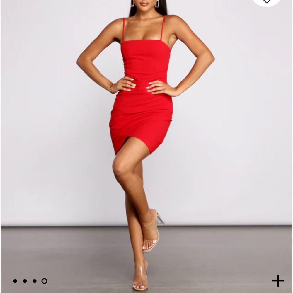 Windsor red mini dress